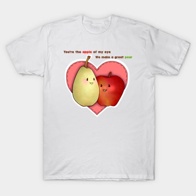 Apple Of My Eye T-Shirt by JessieiiiDesign